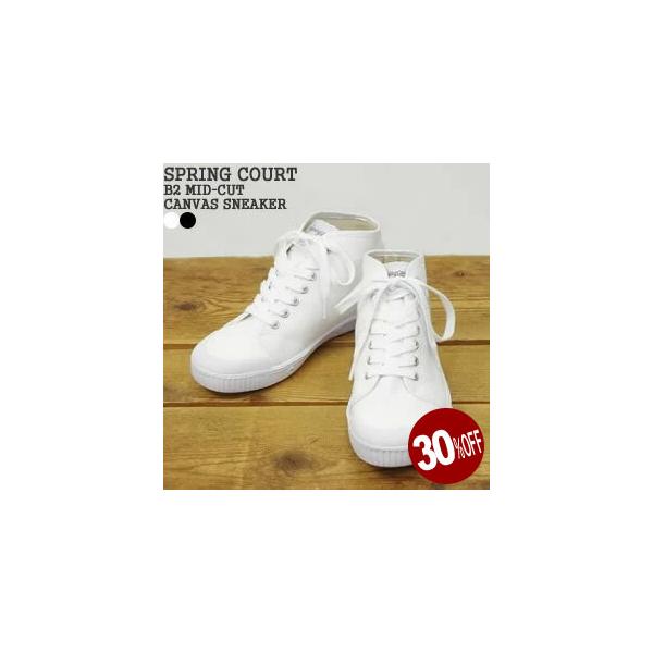 30%OFF スプリングコート/SPRING COURT キャンバスミッドカット 30%OFF スプリングコート/SPRING COURT キャンバスミッドカット