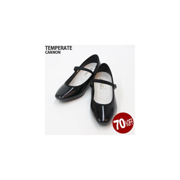 70%OFF テンパレイト/TEMPERATE カノン ストラップシューズ レインシューズ ヒールパンプス CANNON レディース