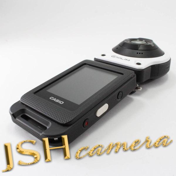 【中古】（非常に良い）CASIO デジタルカメラ EXILIM EXFR10WE カメラ部/コントロール部分離 フリースタイルカメラ 1410万画素 EX-FR10WE ホワイト jsh_of-4d51-93w7
