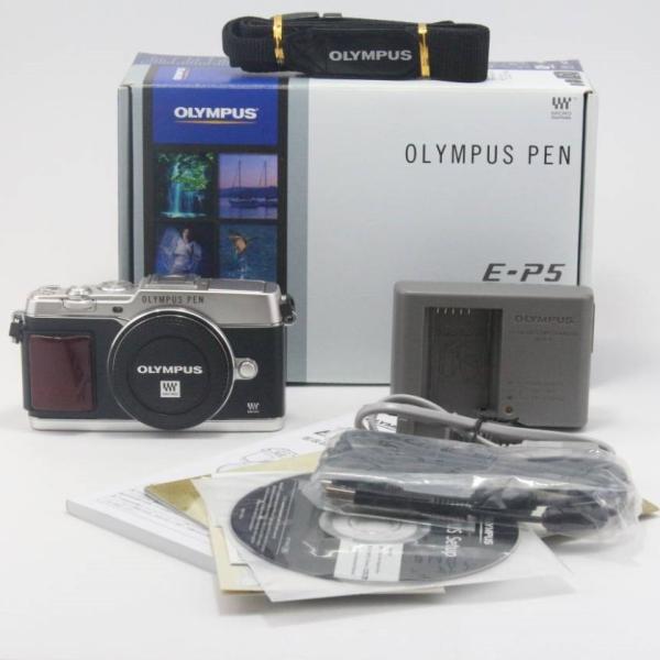 OLYMPUS - OLYMPUS オリンパス ミラーレス一眼 PEN E-P5 ボディ シルバー EP5 BODY SLV #12621 オリンパス OLYMPUS ミラーレス一眼 PEN E-P5 ボディ シルバー