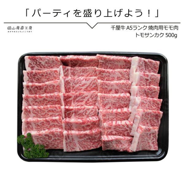 黒毛和牛 送料無料 ギフト 焼肉 千屋牛専門店の特選焼肉ギフト トモサンカク500ｇ