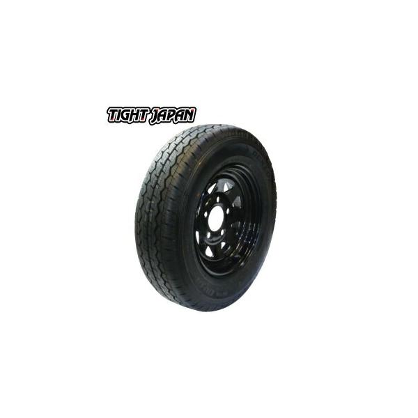 タイトジャパン TIGHT JAPAN トレーラー用 タイヤ 155 5穴 MAX