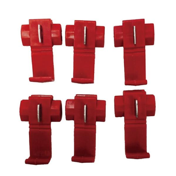 配線同士の接続および割り込みに非常に便利な端子です。【入数】6個1セット