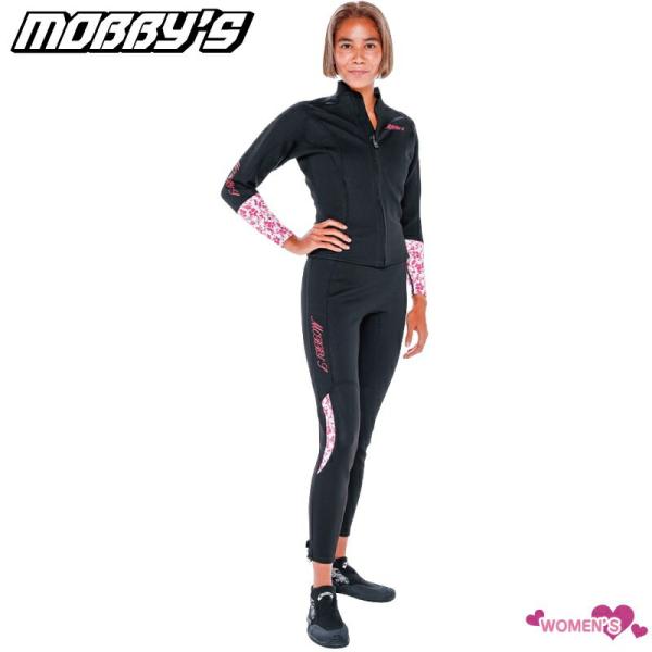 女性用　モビーズ(mobbys)ツーピース　ウエットスーツ　手袋と靴付き 女性用 モビーズ(mobbys)ツーピース ウエットスーツ 手袋と靴