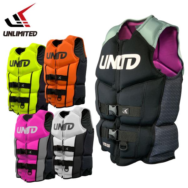 【逸品】 UNLIMITED アンリミテッド ライフジャケット 大人用 メンズ ウエア