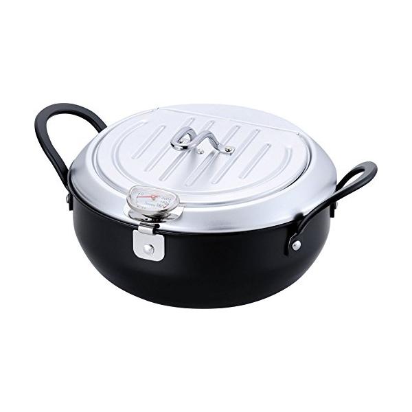 和平フレイズ 天ぷら鍋 燕三条発いいもの小路 20cm 鉄製 蓋付 IH対応 日本製 TM9467