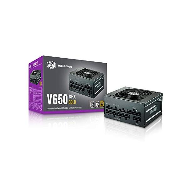 Cooler Master フルモジュラー式 650W SFX PC電源ユニット V650 SFX GOLD 日本製コンデンサ100%使用 10 :abafcad2634:JSSストアセカンド 通販 CoolerMaster(クーラーマスター) SFX電源 650W80PLUS GOLD認証 MPY-6501-SFHAGV-JP