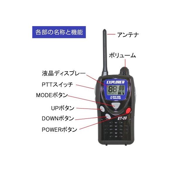 ���菬�d�̓g�����V�[�o�[ ET-20X 2�g�Z�b�g �C���z���}�C�N�t�� NEXTEC FRC ��������(���ꏜ��) ���i�摜1