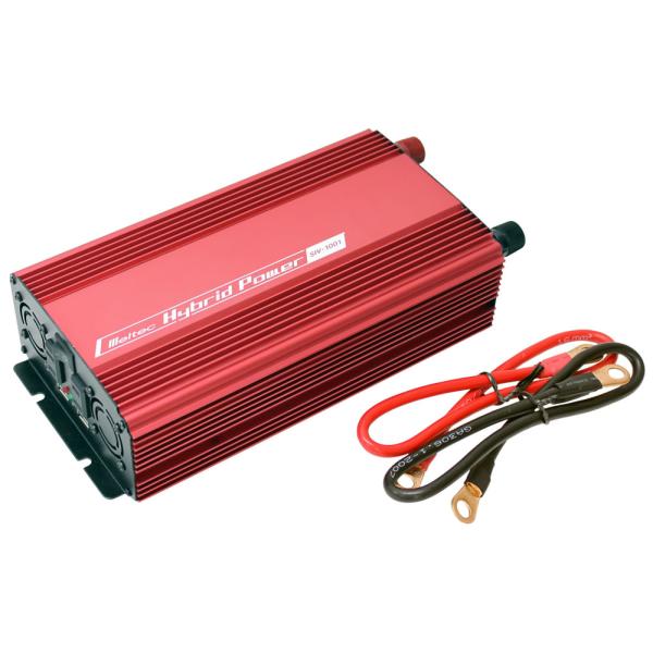 大自工業 SIV-1001 インバーター DC24V→AC100V 定格800W USBポート