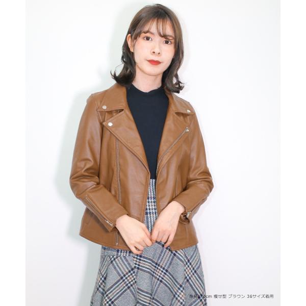 注文生産商品 お届けまで30 90日 レザージャケット レディース ブラウン 本革 ダブル ライダース ジャケット ラムレザー 革ジャン L001 Buyee Buyee Japanese Proxy Service Buy From Japan Bot Online