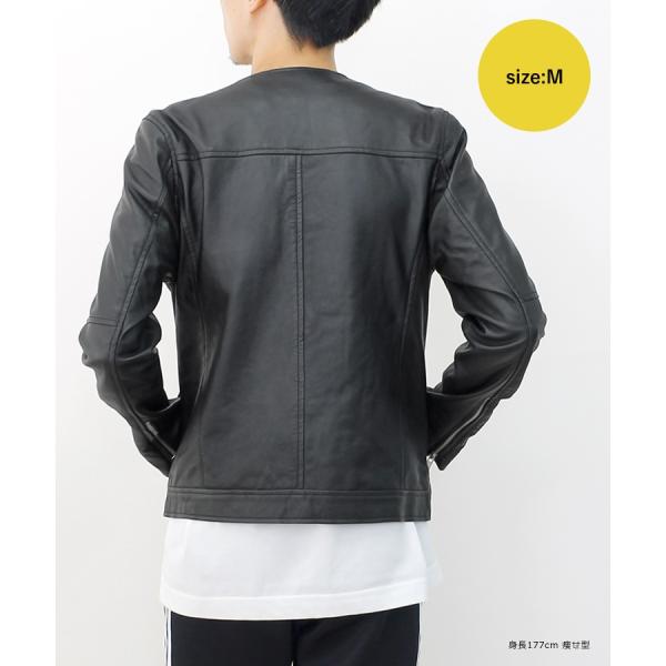 本革 ノーカラー レザージャケット メンズ ブラック 革ジャン ふだん着レザー L957 Nq Buyee Buyee Japanese Proxy Service Buy From Japan Bot Online