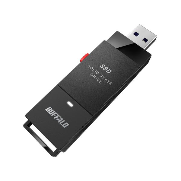 バッファロー SSD-PUT1.0U3-BKA PC／TV／PS4向けUSB3.2(Gen.1)対応 スティック型SSD 1TB
