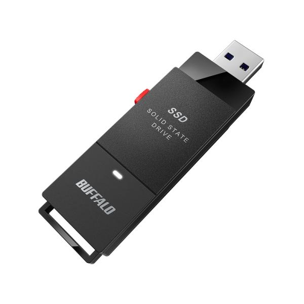 他サイト： [化粧箱汚れ 新品] BUFFALO 外付けSSD SSD-PUT500U3-BKA (500GB ブラック)の商品画像