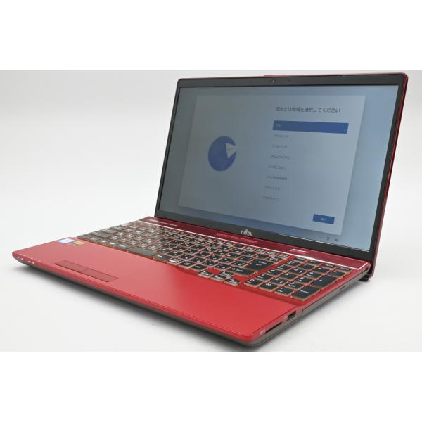[中古]FUJITSU LIFEBOOK AH AH53/C2 FMVA53C2RZ ガーネットレッド