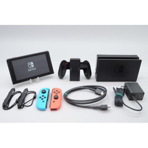 [中古]Nintendo Switch ネオンブルー・ネオンレッド HAD-S-KABAH
