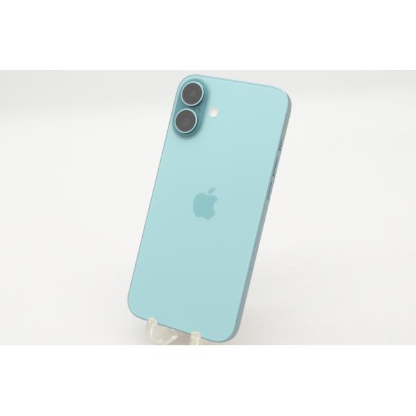 [中古]SIMフリー Apple iPhone16 Plus 128GB ティール A3289 MXVF3J/A 外観ランクA