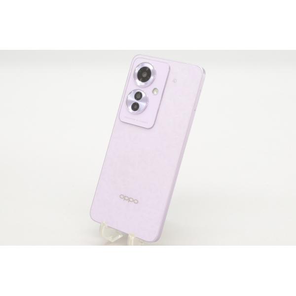 [中古]Y!mobile OPPO OPPO Reno11 A 128GB コーラルパープル A401OP 外観ランクA