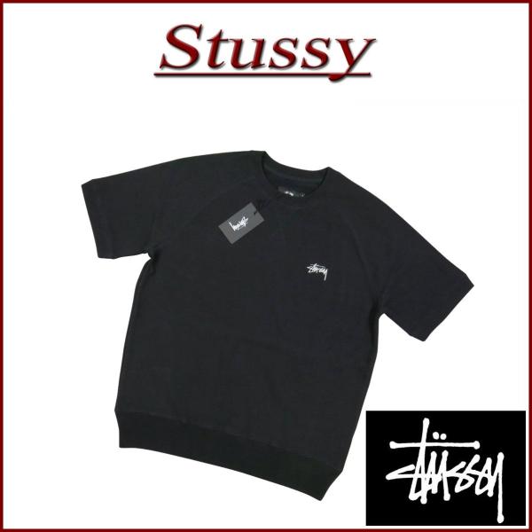 STUSSY ステューシー STOCK RAGLAN S/SL CREW ストックロゴ 