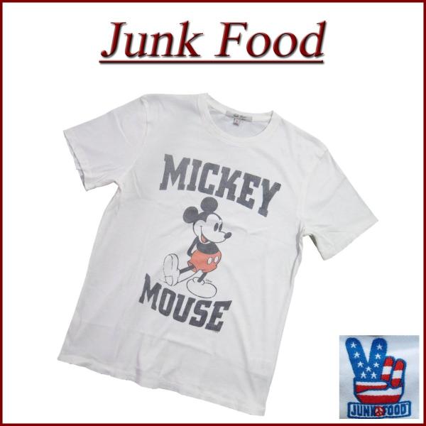 JUNKFOOD（ジャンクフード） ミッキーマウス ビンテージ調 ダメージ 