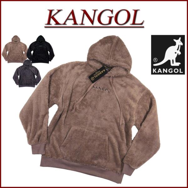 KANGOL（カンゴール） PILE BOA FLEECE HOODIE パイルボア フリース