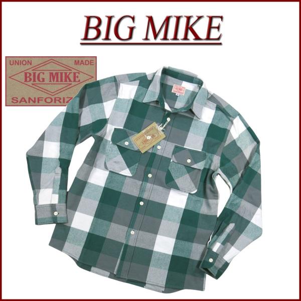 BIG MIKE（ビッグマイク） 復刻 長袖 バッファローチェック ヘビー