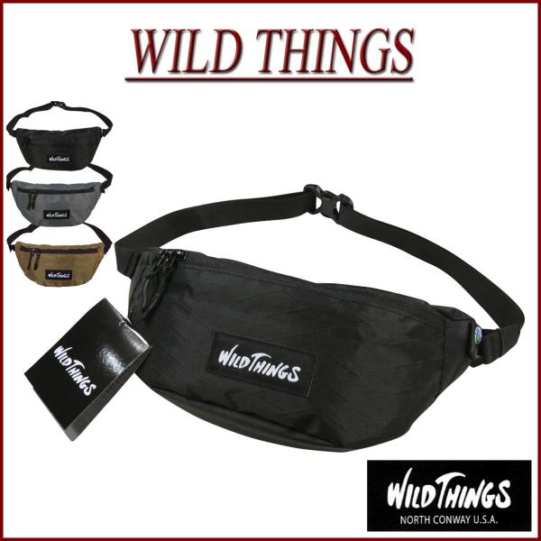 WILD THINGS（ワイルドシングス） X-PAC BODY BAG ロゴ入り ウエスト