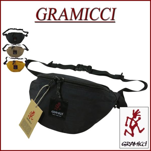 Gramicci（グラミチ） ランニングマン ロゴ ウエストバッグ GRB-0034
