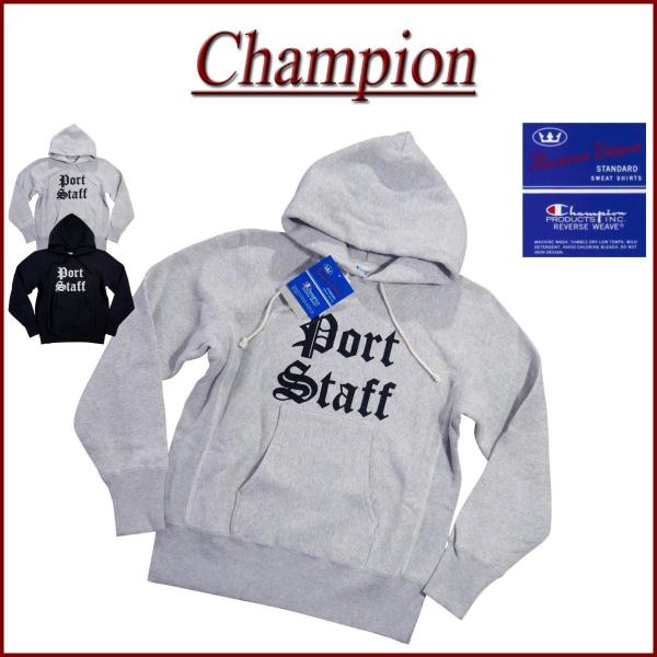 Champion チャンピオン リバースウィーブ 青単タグ 染込みプリント