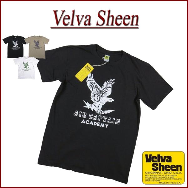 Velva Sheen ベルバシーン USA製 AIR CAPTAIN TEE 半袖 スラブ Tシャツ 162081