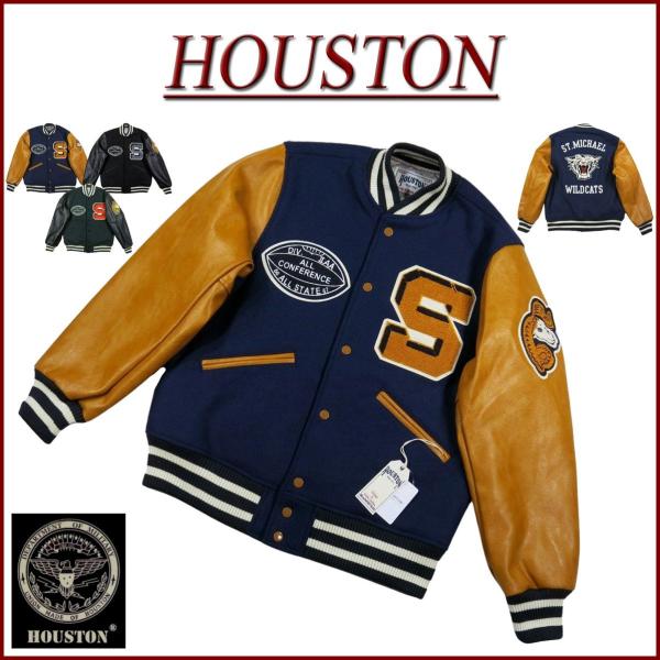 極美品 USA製✨プラネットハリウッド スタジャン 刺繍 メルトンウール×レザー jg7029.jpg