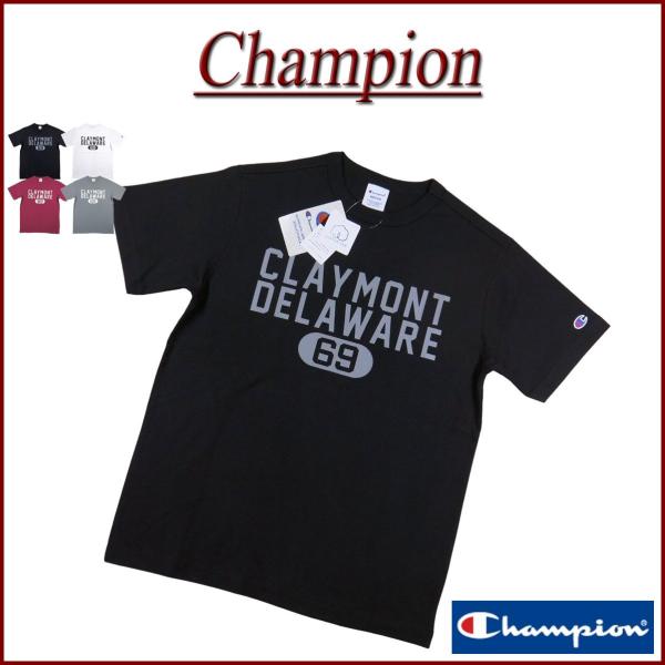 Champion チャンピオン トリコロールタグ USAコットン カレッジプリント 半袖 Tシャツ C3-X344