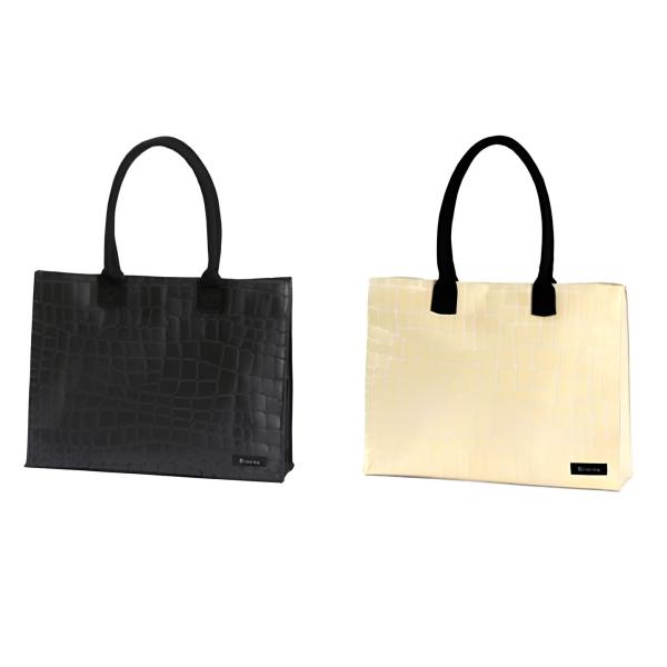 鞄 かばん バッグ 大容量 エコバッグ hacobag クロコ柄 W&S 鞄 かばん バッグ 大容量 エコバッグ hacobag クロコ柄 W&S