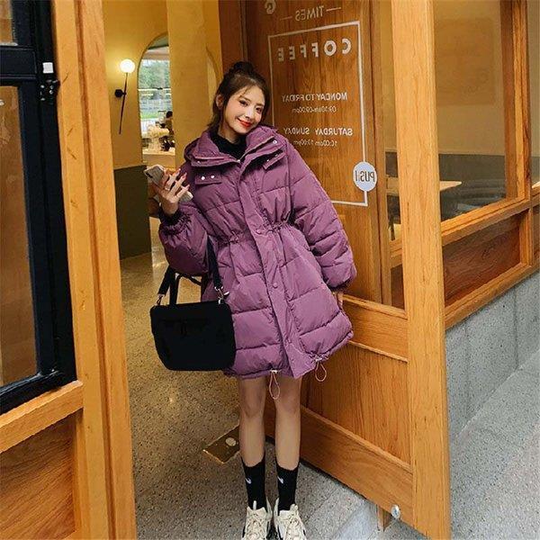 レディースダウンジャケット ダウンコート 立ち襟 暖かい 大きいサイズ 軽量 冬アウター コート 無地 防寒防風 スリム 激安 ゆったりコート 中綿コート Caiyu Juan Co 通販 Yahoo ショッピング