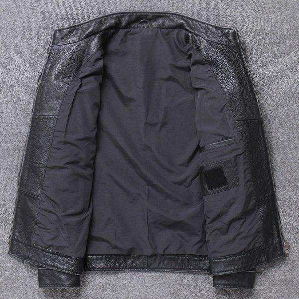 春秋 本革ジャケット カッコイイ カッコイイ 革ジャン カジュアル防風 革ジャン レザーコート フライトライダースジャケット ケミカルウォッシュ 春秋 牛革製ジャケット Xrx Juan Co ファッション