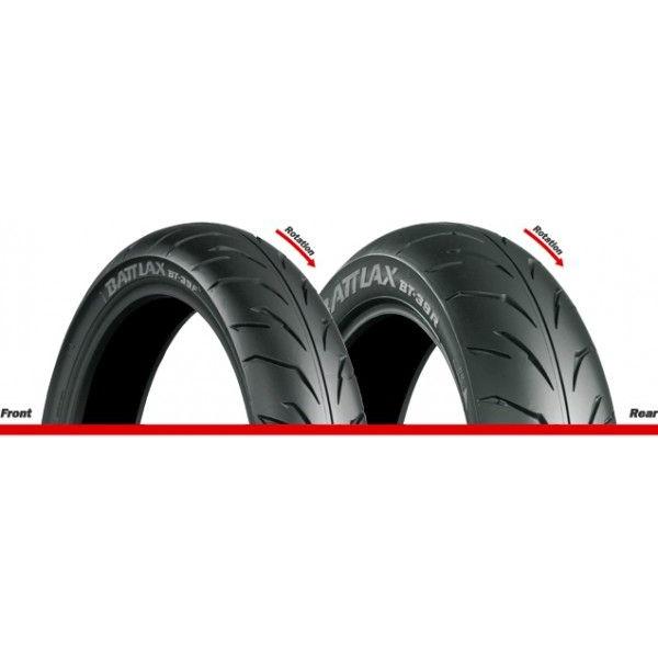 バリ山　ブリヂストン　BT39SS 前後セット BRIDGESTONE（ブリヂストン） BT39SS BATTLAX 90/80-17 120/80-17 前後