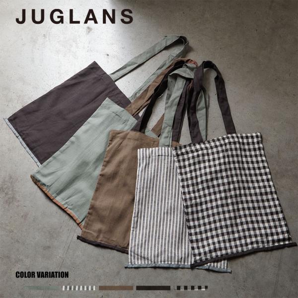 JUGLANS（ユグランス） 【JUGLANS】コットンリネントートバッグ?M/全5