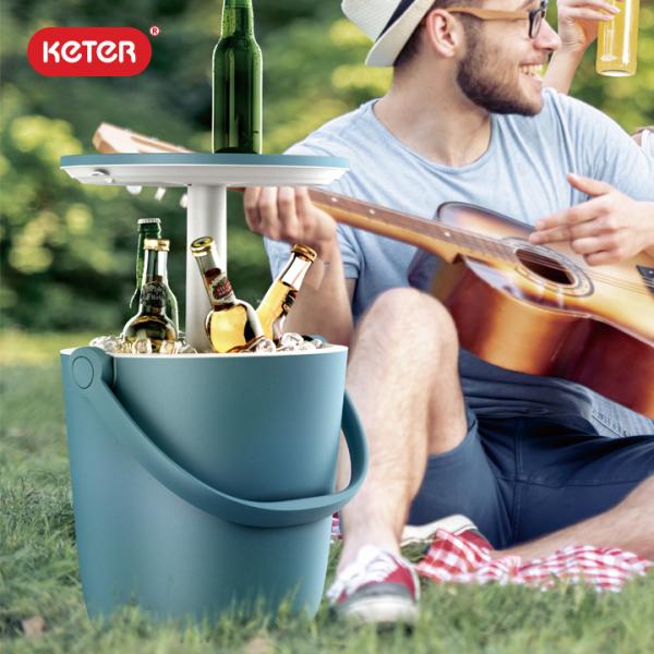 �K�[�f���e�[�u�� �N�[���[�{�b�N�X �o�[�e�[�u���u�P�^�[ �iKETER�j �S�[�o�[ �iGo Bar�j�v