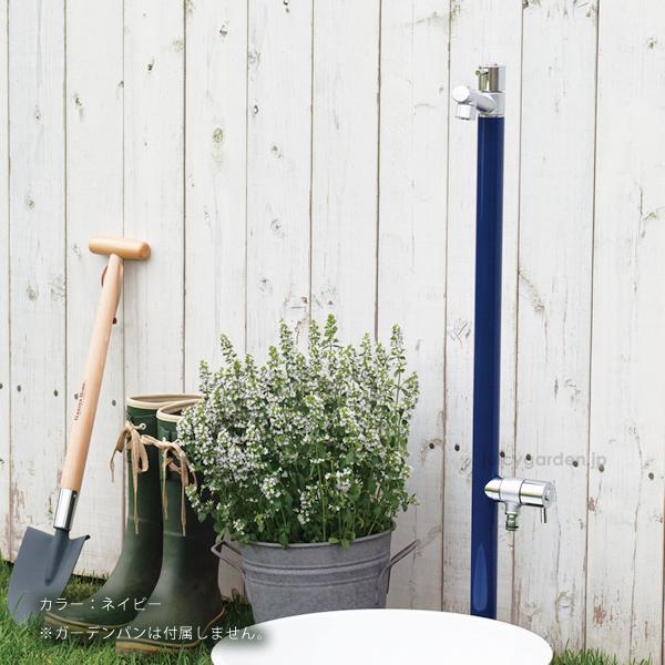 立水栓 水栓柱 ガーデニング オシャレなカラフル水栓柱 ジラーレw 10色 2口タイプ 上下専用蛇口付き 郵便ポスト 表札のjuicygarden 通販 Paypayモール