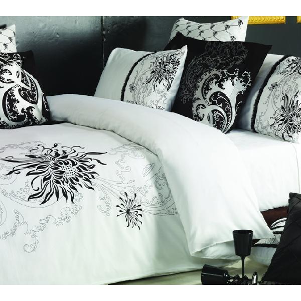 ノーブルスパーク BKQ002掛け布団カバー/ダブル(刺繍)(寝具/寝具カバー