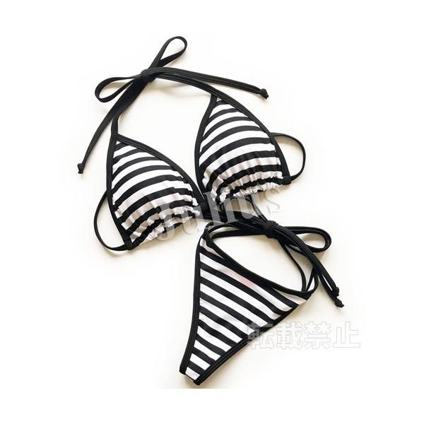 ボーダー ｔバック 三角ビキニ 胸パット入 水着 黒ｘ白 海パン ワイヤー スイムウェア 紐パンツ 競泳 水泳 ラッシュガード サーフィン イベン Buyee Buyee บร การต วกลางจากญ ป น ซ อจากประเทศญ ป น