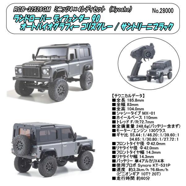 RCB-32526GM ミニッツ4×4 ランドローバー ディフェンダー 90 RCB-32526GM ミニッツ4×4 ランドローバー ディフェンダー 90