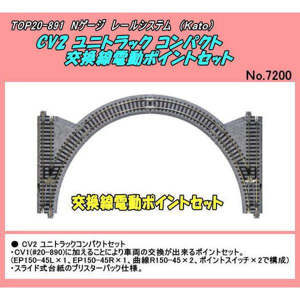 TOP20-891 （レールシステム）コンパクト 交換線電動ポイントセット 
