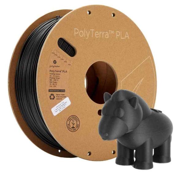 ポリメーカ(Polymaker) 3Dプリンタ?用フィラメント PolyTerra PLA 1.75mm径 1000g Charcoal B