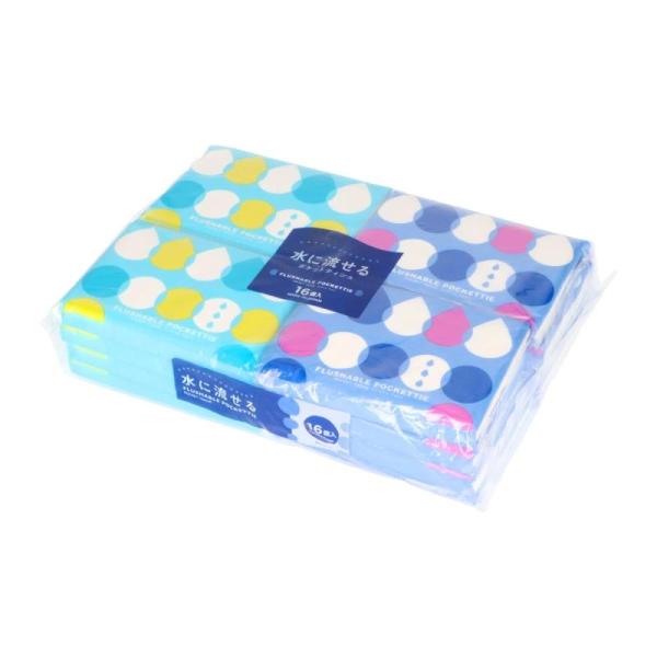 ダイレイ 水に流せるポケッティ 10組×16個パック