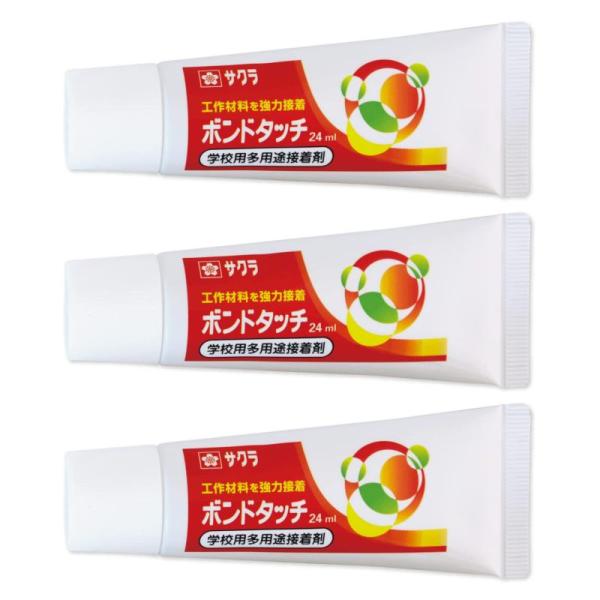 他サイト： サクラクレパス 接着剤 多用途 ボンドタッチ 24ml 3個 BT24ML(3)の商品画像