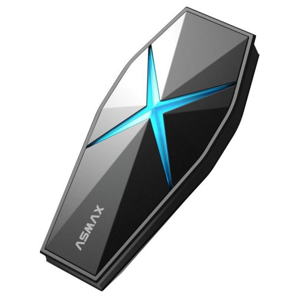ASMAX F1 バイク インカム 10人同時メッシュ通信可能 Bluetooth5.3 日本語音声制御 他社のバイク用インカムと接続可能 音楽ながら