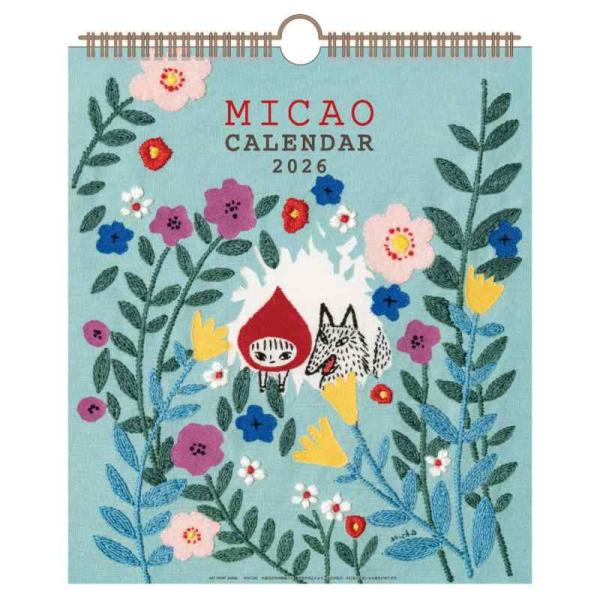 2026Calendar MICAO 壁掛けカレンダー2026年 30角 スケジュール