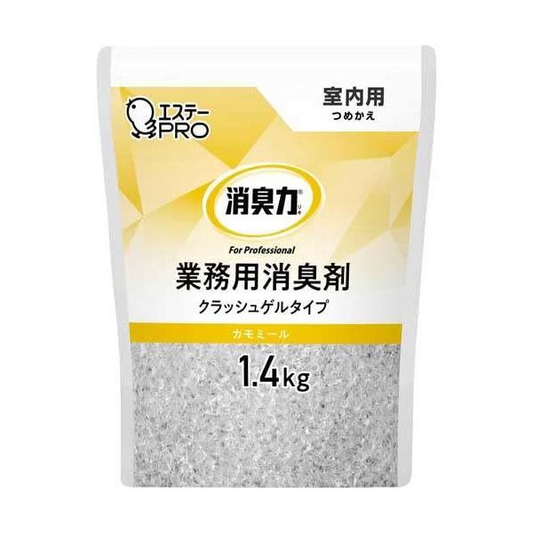 エステー 消臭力 業務用 クラッシュゲル室内用 1.4KG ツメカエ カモミール