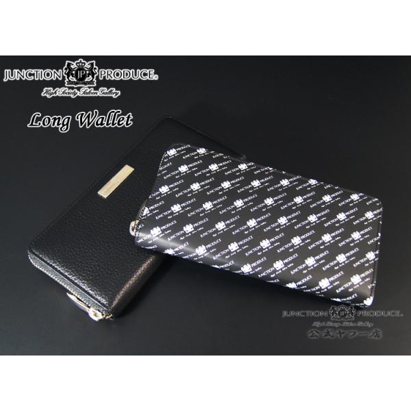 JUNCTION PRODUCE ロングウォレット 長財布 ラウンドファスナー レザー 