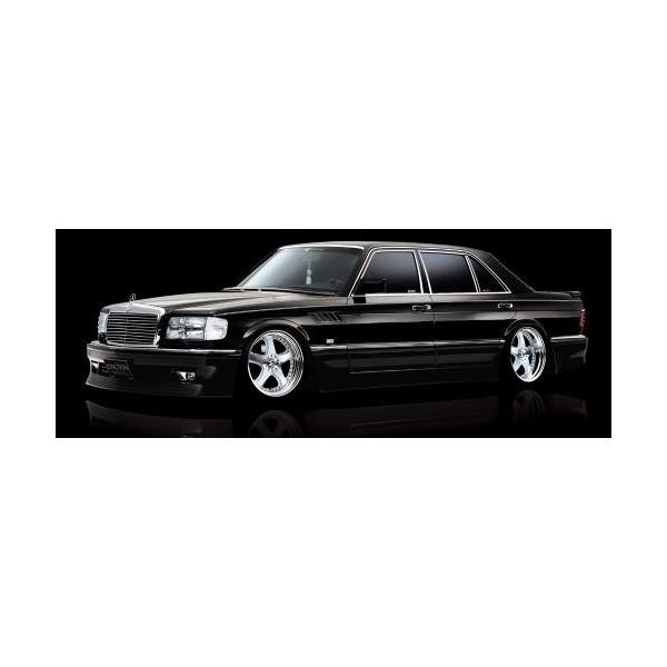 ジャンクションプロデュース W126 S-Classアレスエアロキット【サイド